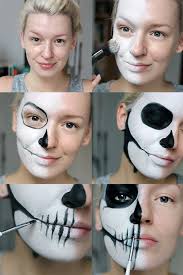 Tutorial Halloween Gesicht Schminken Halloween Gesicht Und Gesicht Schminken