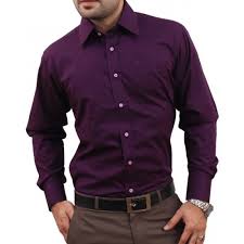 Deep Purple It Is Formal Shirts Formal Shirts For Men Custom Tailored Shirts