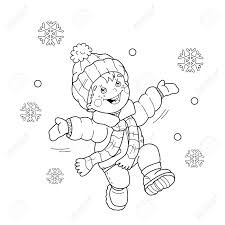Dibujo Invierno Para Colorear