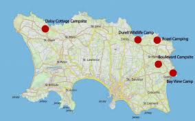 Jersey von mapcarta, die offene karte. Camping Campingplatze Kanalinseln Reisefuhrer Channel Islands