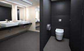Some people have an total embellishing style throughout their residences, and some people embellish each space in different ways. Enhance The Look Of Your Kitchen With These Tips And Tricks Office Bathroom Design Restroom Design Toilet Design