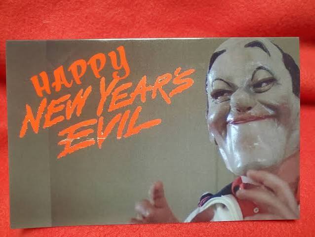 Horror New Years Card - Christmas Card - Slasher - New Year's Evil - Blaze  - Celebration - 2025- Party - Friendship - Greeting - Movies - Etsy