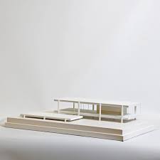 How Chisel Mouse Crafts A 3d Model Of The Iconic Farnsworth House Farnsworth House Design Milk Mouse Crafts