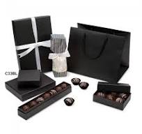 Matte Black - Set Up Candy Box / (6 Pc.) 9-1/2 x 1-1/2 x 1-1/4" / Sample/1  - Matte Black Rigid Candy Boxes