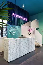 Waterbeat Society Milano Picture Gallery Cafe Interior Design Commercial Interior Design Interior Design Studio