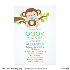 Check spelling or type a new query. Cute Little Monkey Boy Baby Shower Invitation Zazzle Com Monkey Baby Shower Invitations Baby Shower Invitations For Boys Simple Baby Shower Invitations