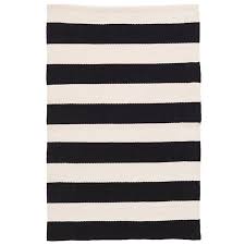 Black And White Striped Doormat Dash And Albert Rugs Catamaran Stripe Black Off White Indoor Outdoor Area Rug Reviews Wayfair Dash And Albert Rugs Dash And Albert Area Rugs