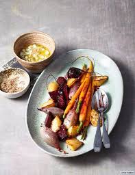 Buntes Wurzelgemuse Mit Birnen Vinaigrette Rezept Essen Wurzelgemuse Kochen Und Geniessen