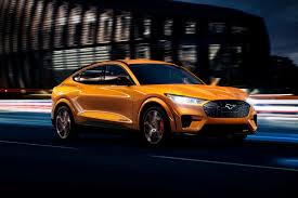 When Customizing The Ford Mustang Mach E Rapid Red Metallic Is Currently The Most Popular Color Option For In 2020 Ford Mustang Mustang Ford Mustang Electric