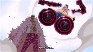 When using gear second, his skin turns pink and has a smoke effect on his body. Best Luffy Gear Fourth Kong Gun Gifs Gfycat