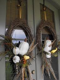 White Pumpkins Refresh Restyle Fall Decorations Porch Fall Front Porch Decor Fall Wreaths