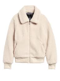 Sherpa Bomber Jacket Banana Republic Shopping Womens Clothing Pants For Women Clothes For Women