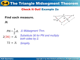 Draw the three midsegments for any triangle, though equilateral triangles work very well 2. Ppt Midsegment Of A Triangle Powerpoint Presentation Free Download Id 5045985
