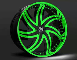 Black And Neon Green Rims Pin By John Duback On Monish Custom Wheels Cars Truck Wheels Custom Wheels