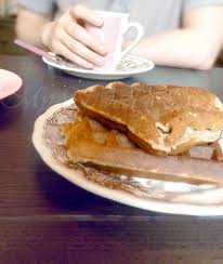 My Sweet Faery Gaufres Du Dimanche Matin A La Poudre D Amandes