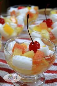 Summer Cocktail Dessert Agar Agar Salade