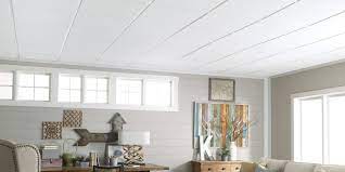 Drop ceilings, also referred to as suspended ceilings, offer great benefits and come in a variety of sizes, patterns, materials, and colors. Acoustic Drop Ceiling Tiles Ceilings Armstrong Residential