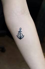 25 Beautifully Understated Minimalist Tattoos Music Tattoo Designs Music Tattoos Anchor Tattoo Design