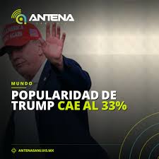 Una encuesta de Reuters/Ipsos ubica la aprobación de Donald Trump en 33% y  revela que cerca del 80% de estadounidenses cree que la implicación en Irán  se prolongará. Lee la nota completa: