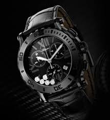 Chopard Happy Sport Mark Ii Chrono All Black Ladies Watch Luxury Watches For Men Mens Casual Watches Mens Accessories Fashion