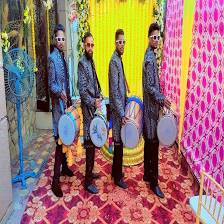 Ring ceremony Dhol player