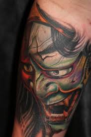 35 oni mask tattoos with mysterious and powerful meanings tattooswin. 35 Latest Hannya Leg Tattoos