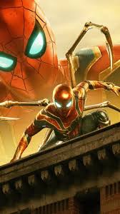 Iron Spider Spider Man Far From Home 2019 4k Ultra Hd Mobile Wallpaper Iron Spider Marvel Wallpaper Avengers Wallpaper