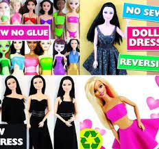 See more ideas about diy clothes, diy fashion, convertible clothing. No Sew Barbie Clothes