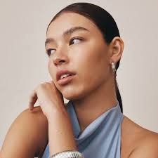 Claudia Hoops in Silver