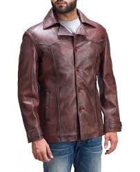 Men S Brown Vintage Style Leather Coat Jackets Maker Leather Coat Jacket Vintage Leather Jacket Leather Jacket