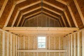 Today comrades we build a decent sized storage loft in the shed. Features And Options Yoder S Quality Barns Storage Sheds In In