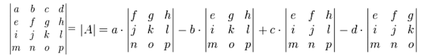 Nov 25, 2018 · kalkulator menghitung determinan matriks 4x4. The Determinant Of A 3 X 3 Matrix General Shortcut Method Studypug