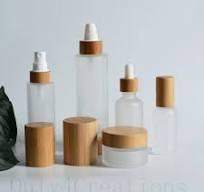 Buy Frosted Glass Cosmetic Packaging Set, Spray Lotion ...