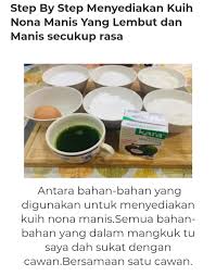Cara penyediaan keseluruhan kuih nona manis : Cekta Kuih Muih Kicap C K Teow Posts Facebook