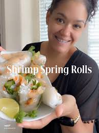 Easy Salted Egg Salmon Skin Spring Rolls