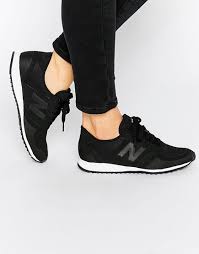 Black And Pink New Balance Trainers New Balance New Balance Black White Mesh 420 Trainers At Asos With Images Sneakers Fashion Trainers Women Black New Balance Shoes