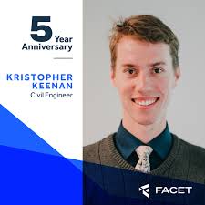 Congratulations to Grace Brennan, Kristopher Keenan, and Steve Robert!  Thank you for your hard work and dedication for the past 5 years! Facet  looks forward to the next anniversary milestone with each