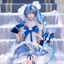 Hatsune Miku Cosplay Halloween SNOW MIKU 2025 [Milky Time] Buy cheaply on  Joom