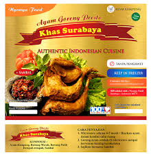 Poster bertema cintai produk dalam negeri. Sribu Label Design Desain Label Untuk Makanan Ayam Goreng