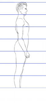 Male body outline drawing at paintingvalley com explore. Male Side View 7 Sweet Drawing Blog