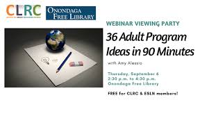Our website will help you with outstanding event program templates and samples! Webinar Viewing Party 36 Adult Program Ideas In 90 Minutes 9 6 Clrc