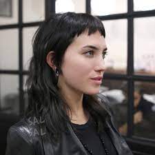 Check spelling or type a new query. Edgy Modern Textured Mullet With Choppy Micro Bangs And Black Color The Latest Hairstyles For Men And Women 2020 Hairstyleology Edgy Hair Mullet Haircut Long Hair Styles