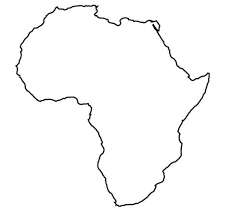 Physical map of africa showing mountains, river basins, lakes, and valleys in shaded relief. Jungle Maps Map Of Africa Outline