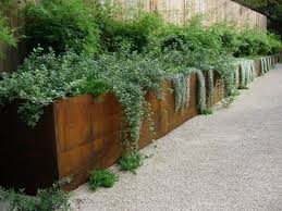 Corten Plat Sok Pa Google Landscaping Retaining Walls Backyard Fences Front Yard Landscaping