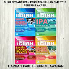 Kami butuh dukungan kalian untuk terus upload kunci jawaban buku² sekolah. Buku Pemantapan Persiapan Ujian Un Smp Mts Penerbit Akasia 2019 Murah Shopee Indonesia