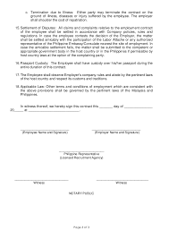 All employment contracts or contract of service can be negotiated between the employer and the employee, granted that both employer and employee understand the labour laws in malaysia which governs the statutory terms of employment. Poea Standard Employment Contract For Various Services