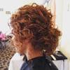 Natural Curly Low Bun