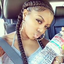 The center braid is thick and gorgeous with lots of volumes. 40 Best Two French Braids Ideas Natural Hair Styles Braided Hairstyles Hair Styles