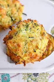 Find the complete recipe with measurements below. Healthy Baked Cheesy Zucchini Bites I E Fritters