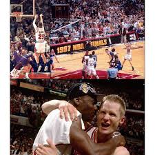 How steve kerr and the bulls won the title in 1997, with his big last shot in game 6. 20 Years Ago Today Steve Kerr Hit The Game Winning Shot In Game 6 Of The 97 Nba Finals Helping The Bulls And Michael Jordan Win Their Steve Kerr Ballislife Nba